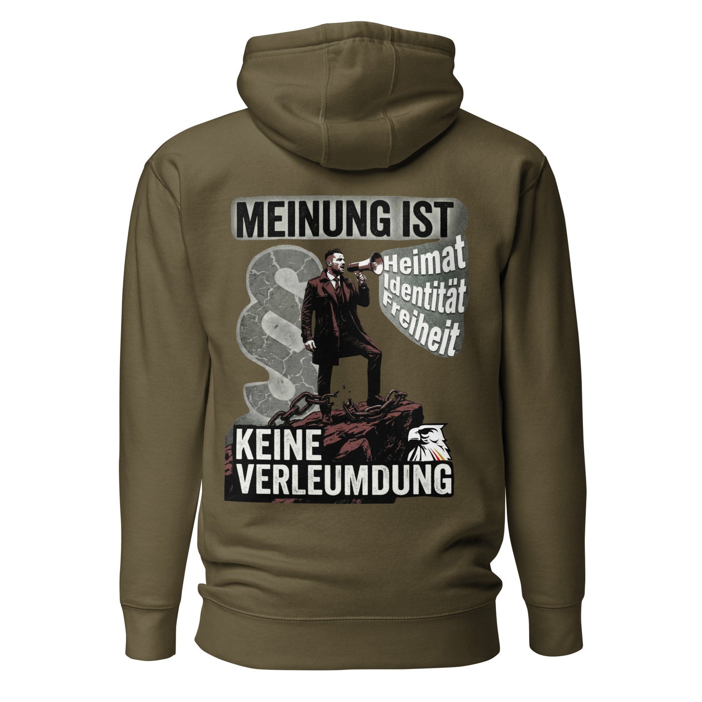 Meinung ist keine Verleumdung - Unisex-Kapuzenpullover