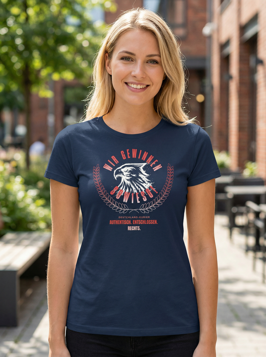Wir gewinnen sowieso - Frauen T-Shirt