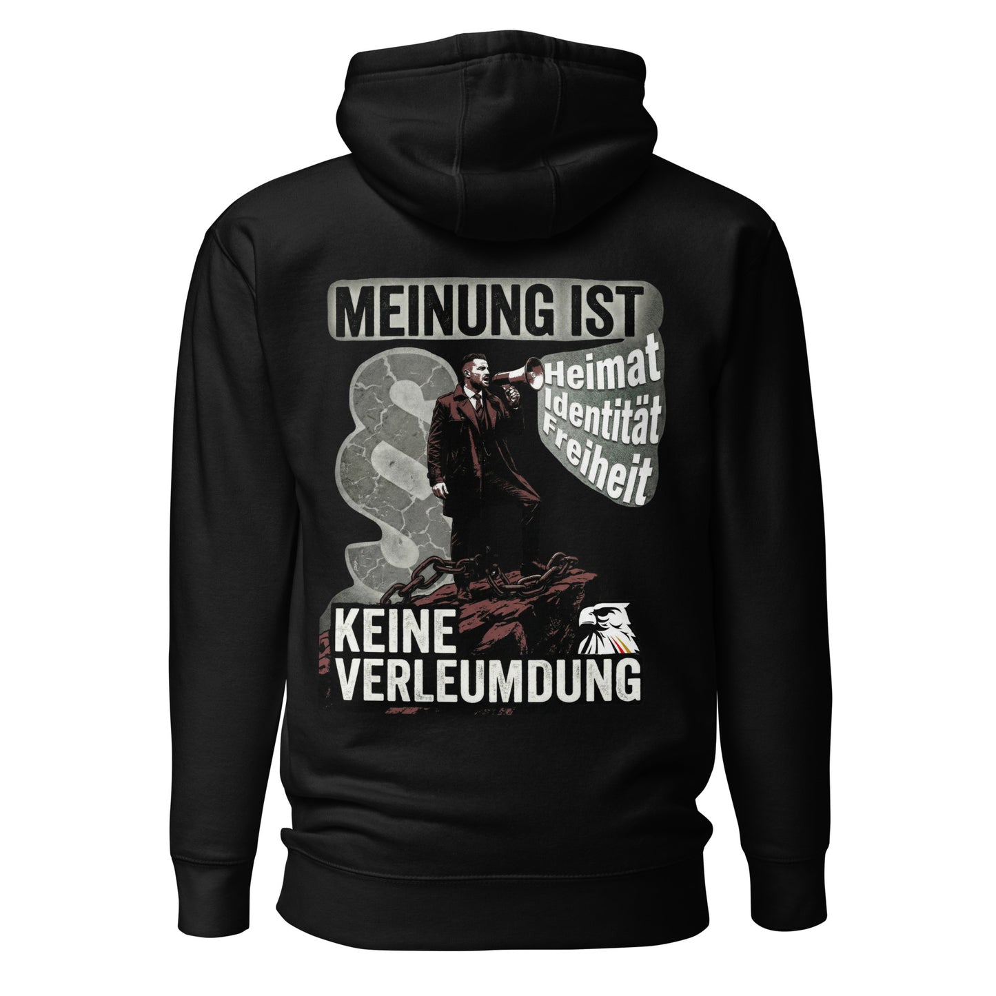 Meinung ist keine Verleumdung - Unisex-Kapuzenpullover