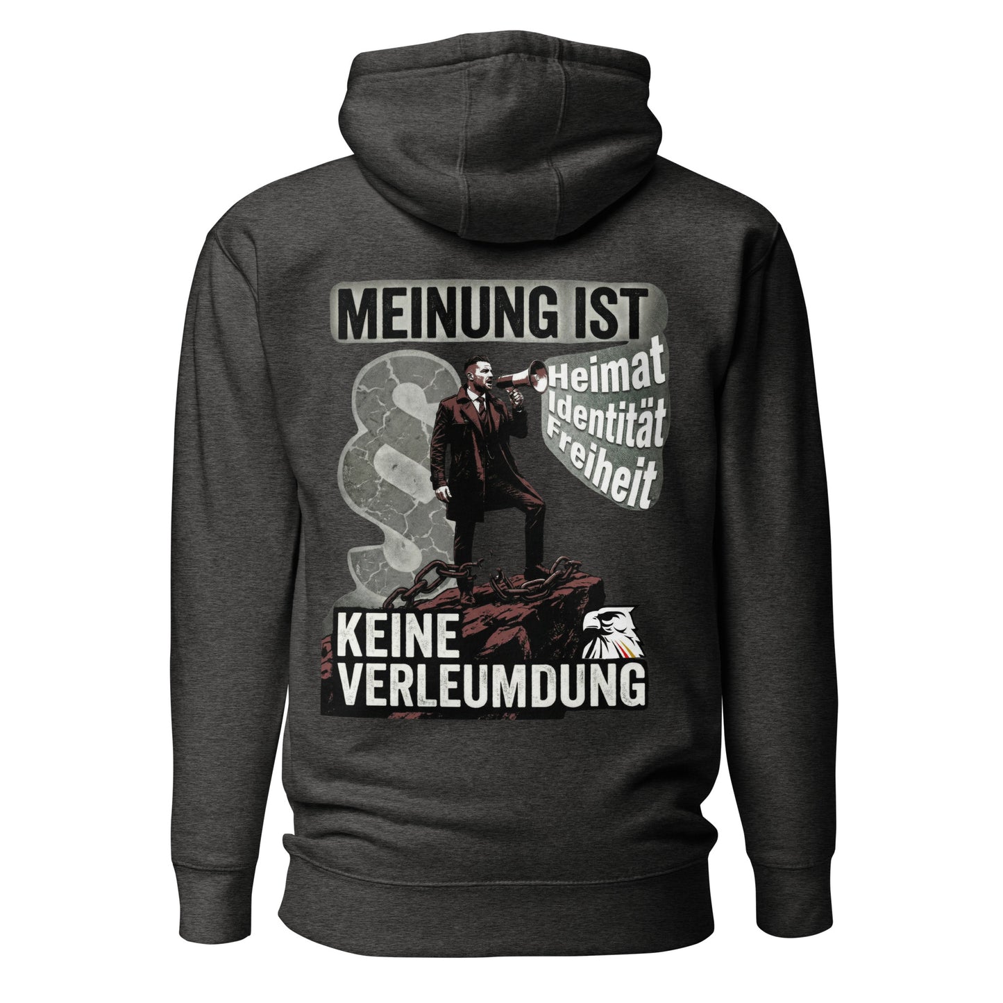 Meinung ist keine Verleumdung - Unisex-Kapuzenpullover