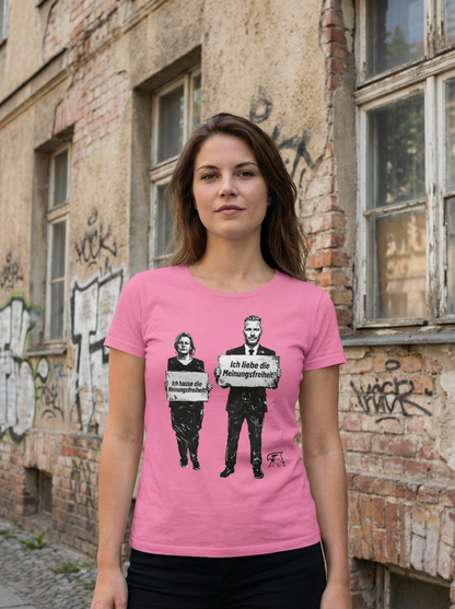 Liebe vs. Hass - Frauenshirt
