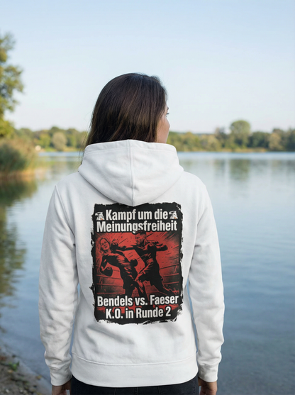 Kampf um die Meinungsfreiheit - Vers. 2 - Unisex-Kapuzenpullover