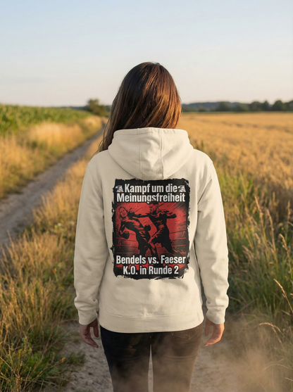 Kampf um die Meinungsfreiheit - Vers. 2 - Unisex-Kapuzenpullover