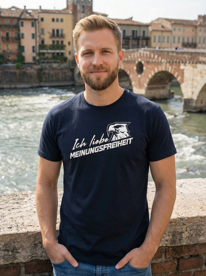 Deutschlandkurier - Ich liebe Meinungsfreiheit - Männershirt