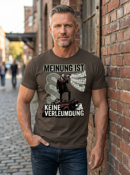 Meinung ist keine Verleumdung - Männershirt