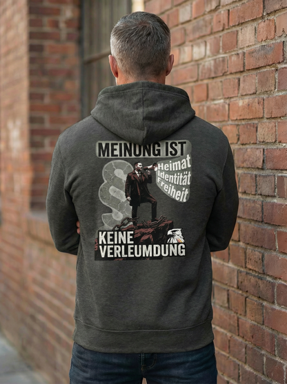 Meinung ist keine Verleumdung - Unisex-Kapuzenpullover