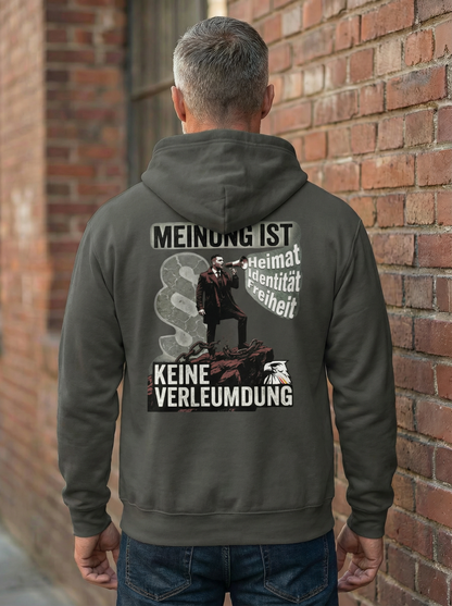 Meinung ist keine Verleumdung - Unisex-Kapuzenpullover