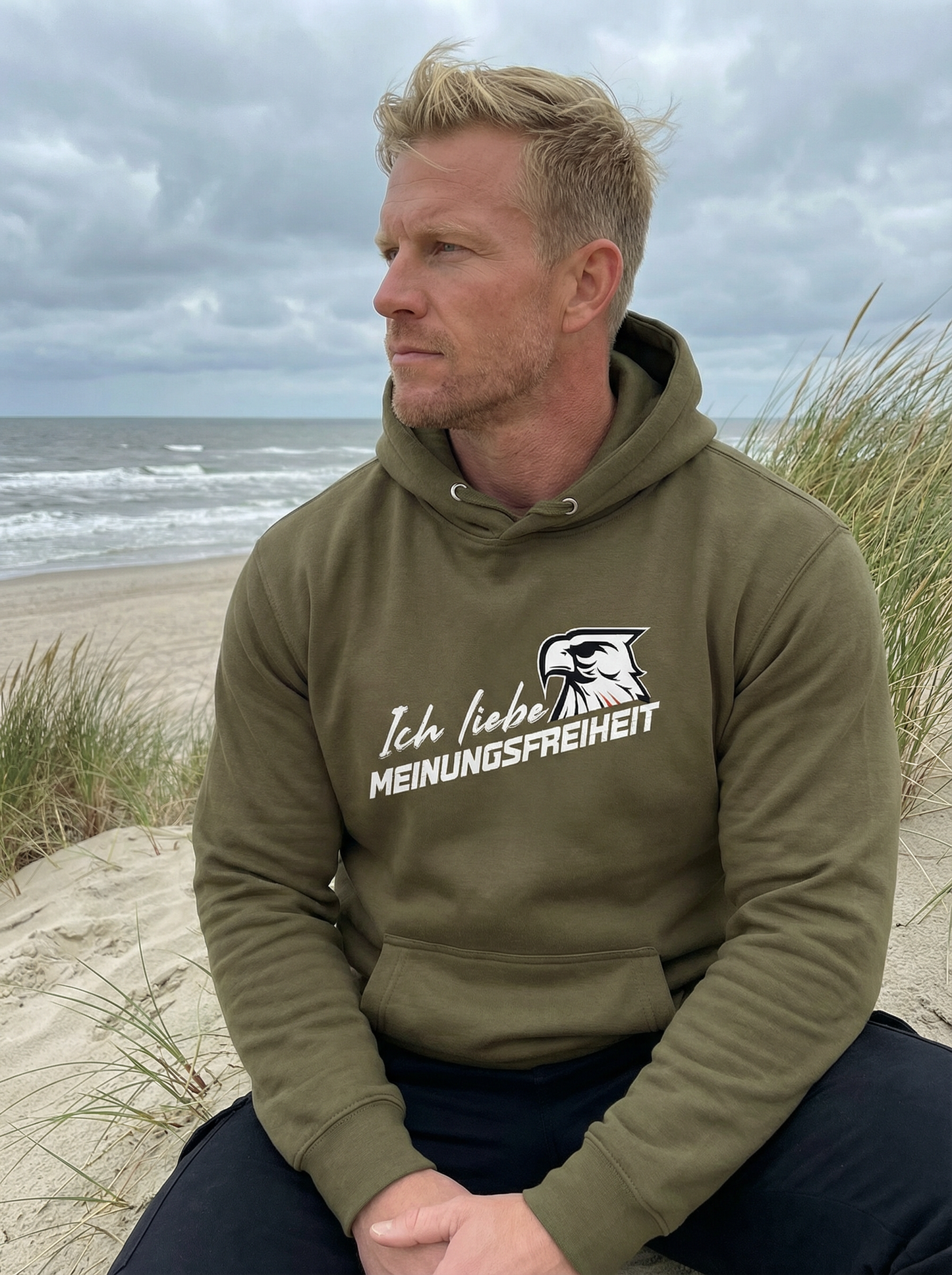 Ich liebe Meinungsfreiheit - Unisex-Kapuzenpullover