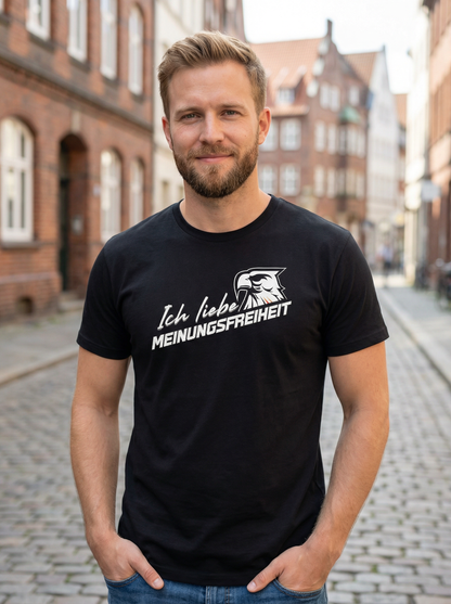 Deutschlandkurier - Ich liebe Meinungsfreiheit - Männershirt