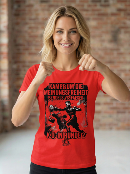 Kampf um die Meinungsfreiheit - Vers. 1 - Frauenshirt