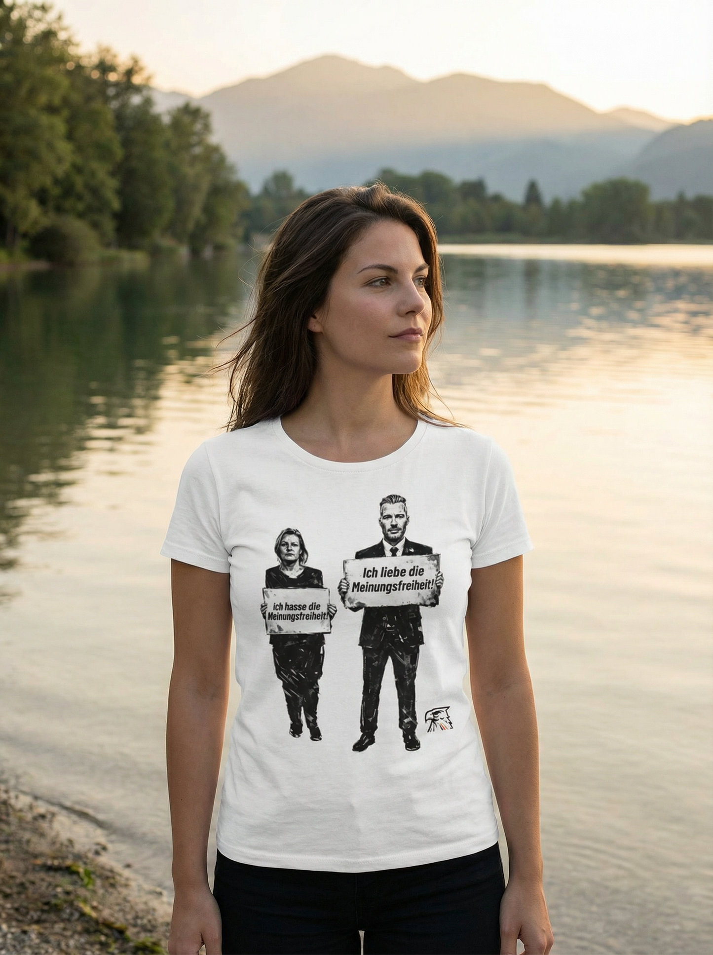 Liebe vs. Hass - Frauenshirt