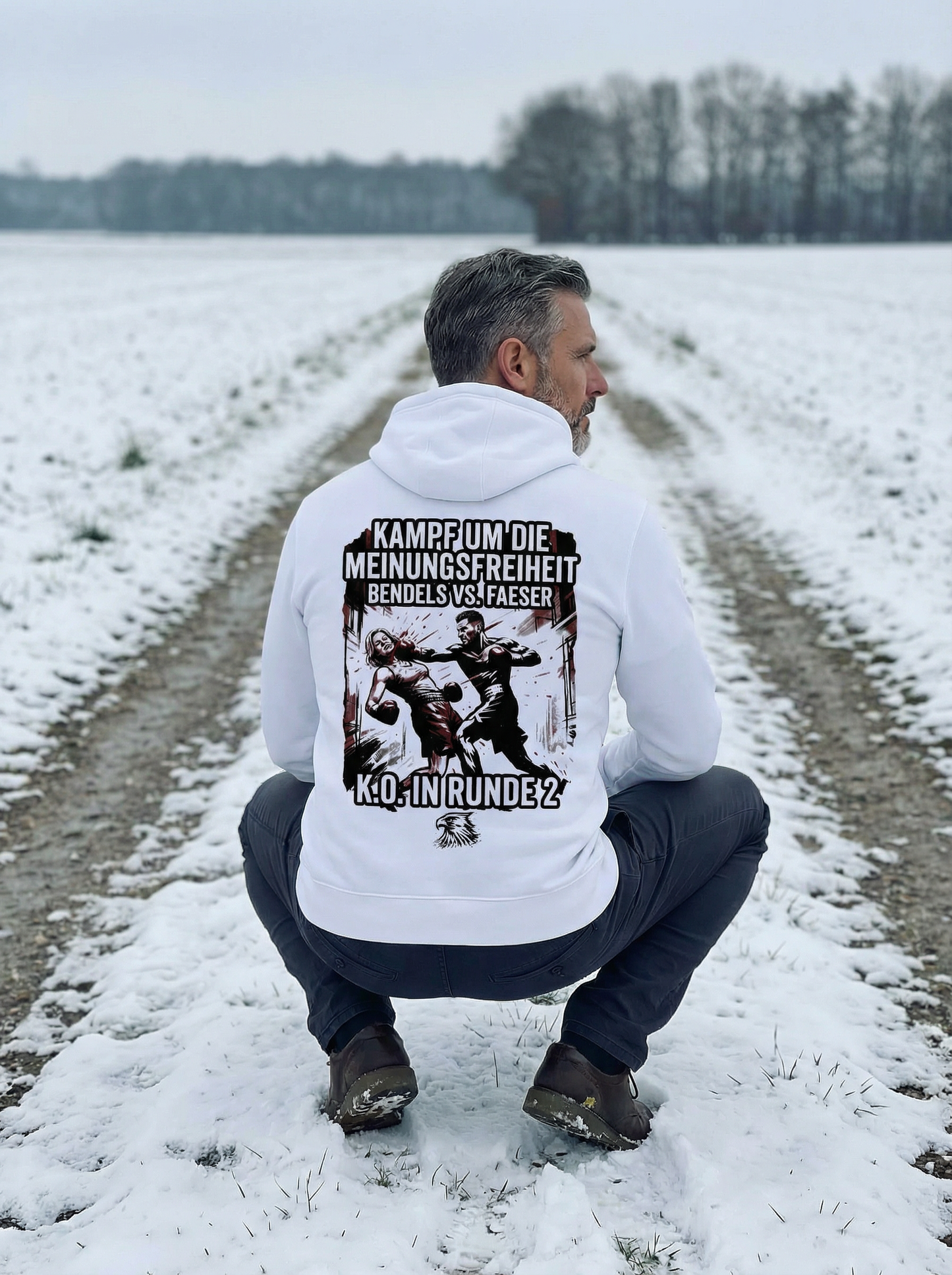 Kampf um die Meinungsfreiheit - Vers. 1 - Unisex-Kapuzenpullover