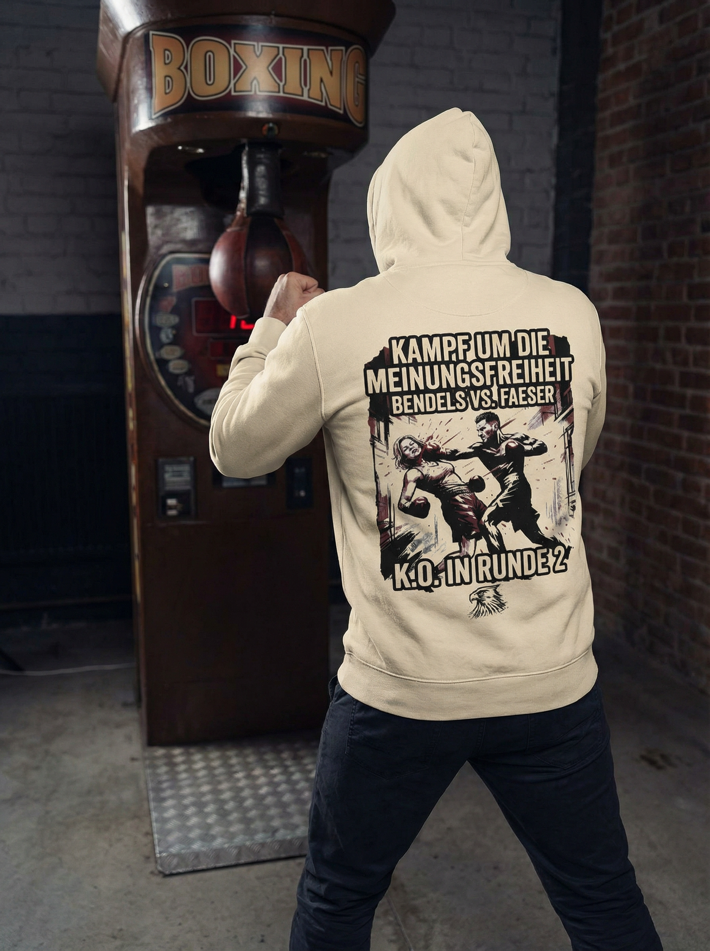 Kampf um die Meinungsfreiheit - Vers. 1 - Unisex-Kapuzenpullover