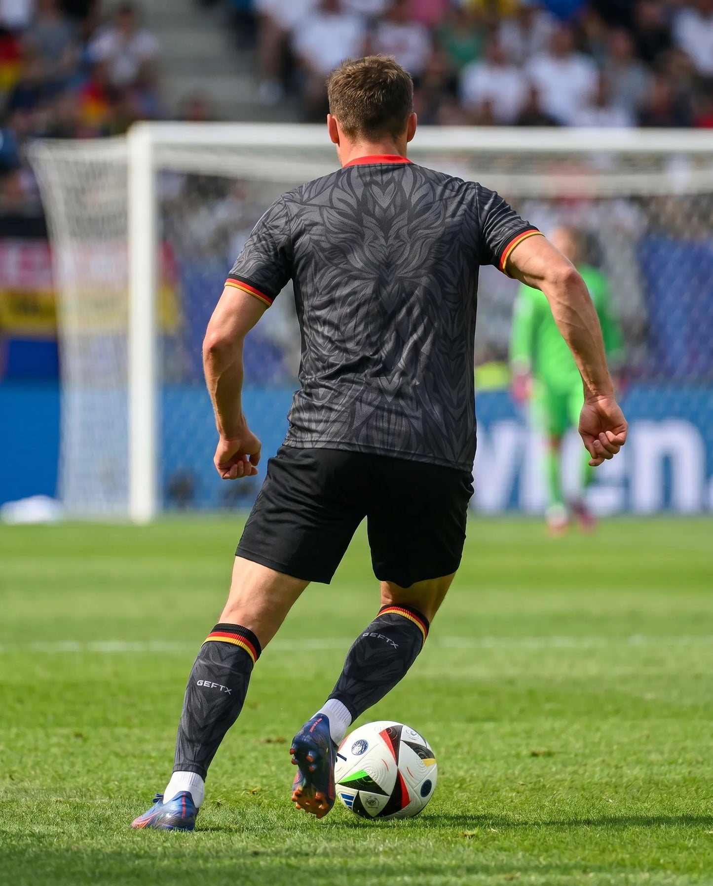 WM Trikot - Adler Deutschland schwarz - Vers. "Wir gewinnen sowieso Frontprint" Unisex Trikot