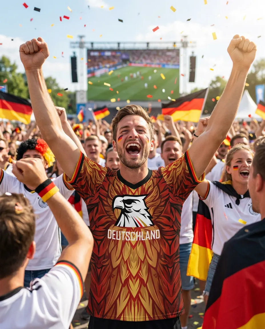WM Trikot - Adler Deutschland farbig - Unisex Trikot