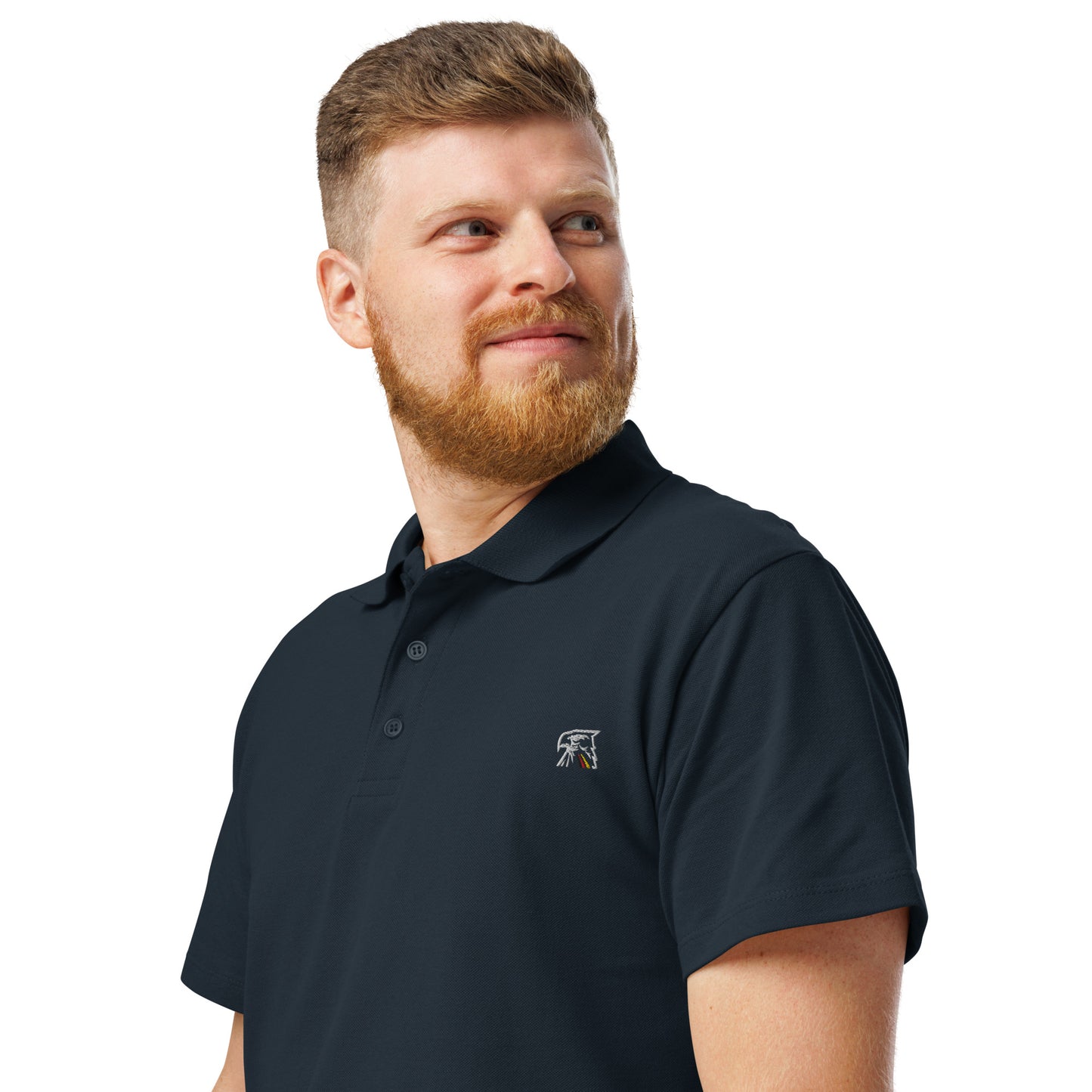 Polohemd dunkel Adler (bestickt)
